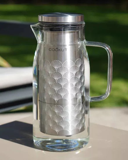 Carafe filtrante 1,2 L sans plastique