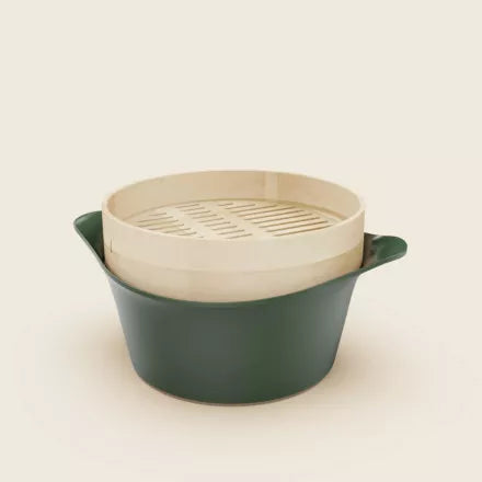 Panier vapeur en bambou pour Cocotte 24 ou 28 cm