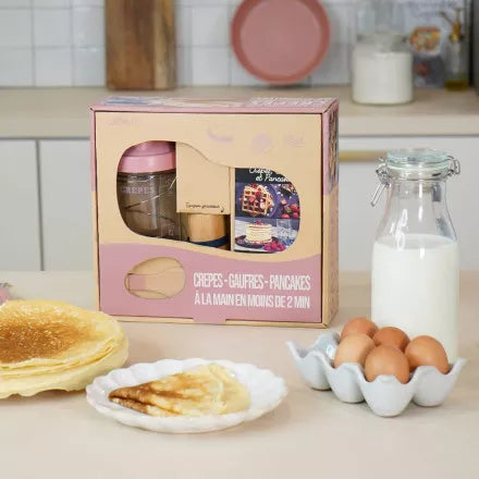 Miam Factory, coffret shaker à crêpes, pancakes, gaufres