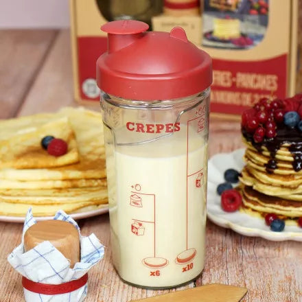 Miam Factory, coffret shaker à crêpes, pancakes, gaufres