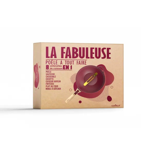 LA FABULEUSE POÊLE 8 EN 1 RUBIS 28CM