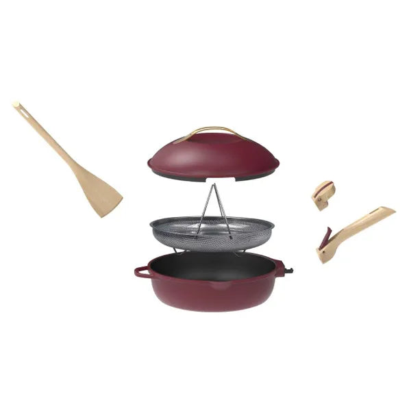 LA FABULEUSE POÊLE 8 EN 1 RUBIS 28CM